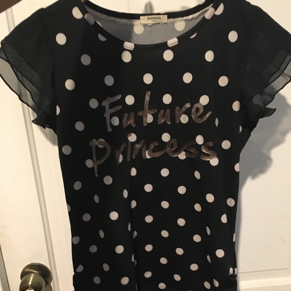 Polka Dots Black Short Dress